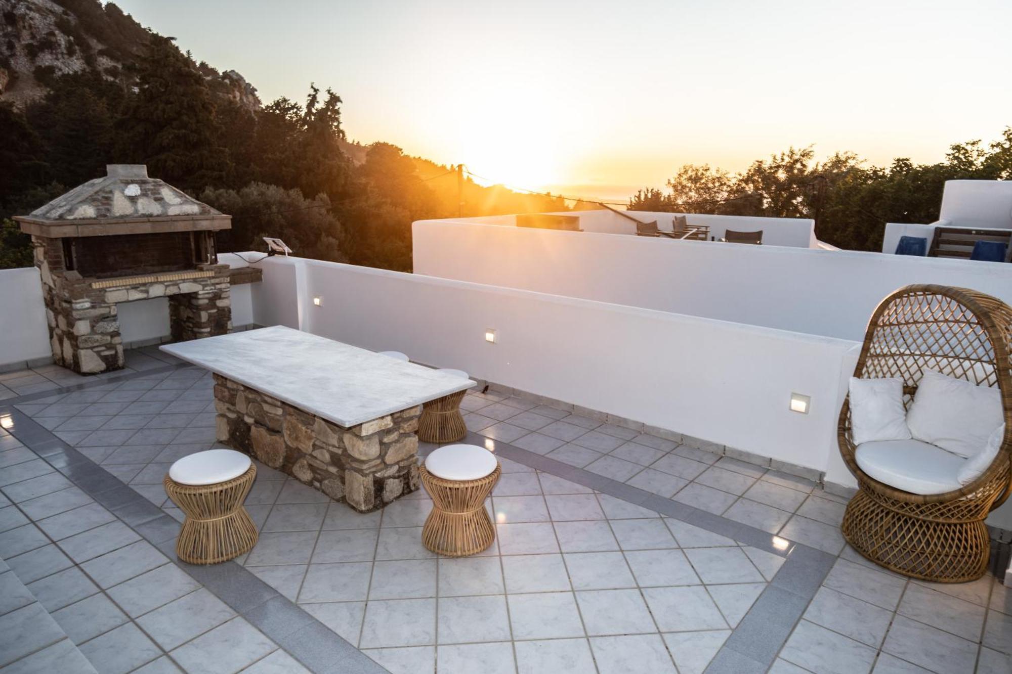 Villa Giannis & Maria Sunset House Lagoudi Zia Exterior foto
